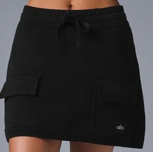 ALO Yoga Black Mini Skirt with Pockets